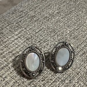 1928 VTG Mother of Pearl Earrings